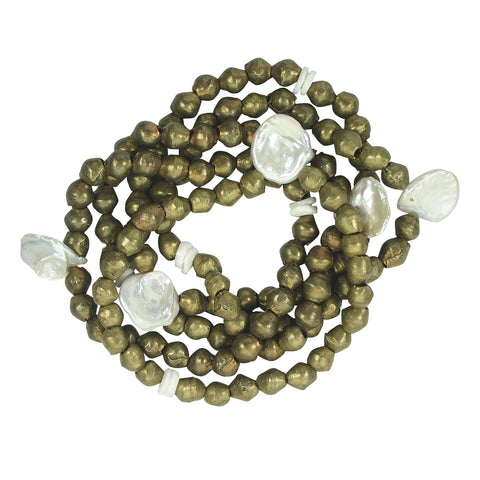 Brass Beads and Coin Pearl