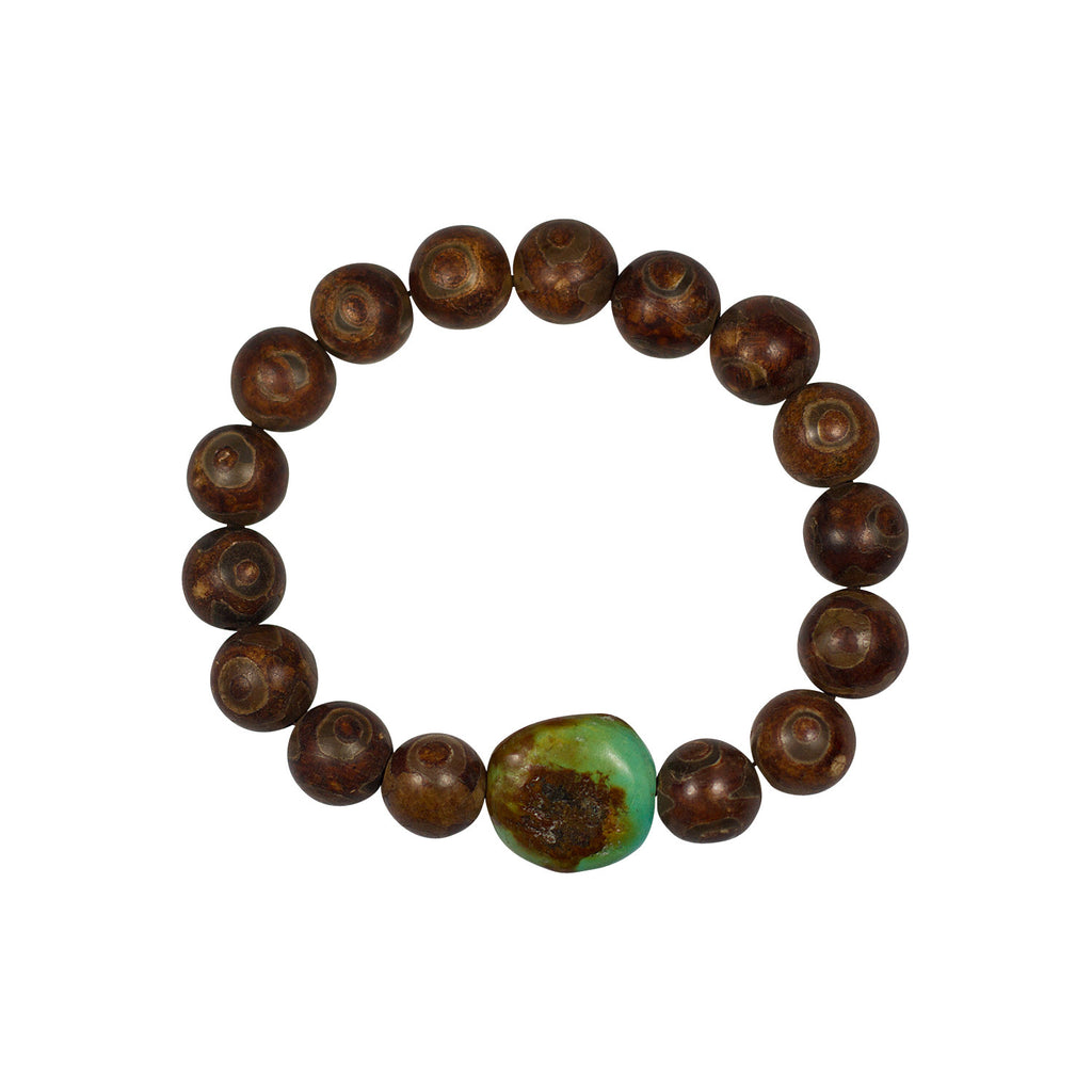 Brown Agate and Turquoise
