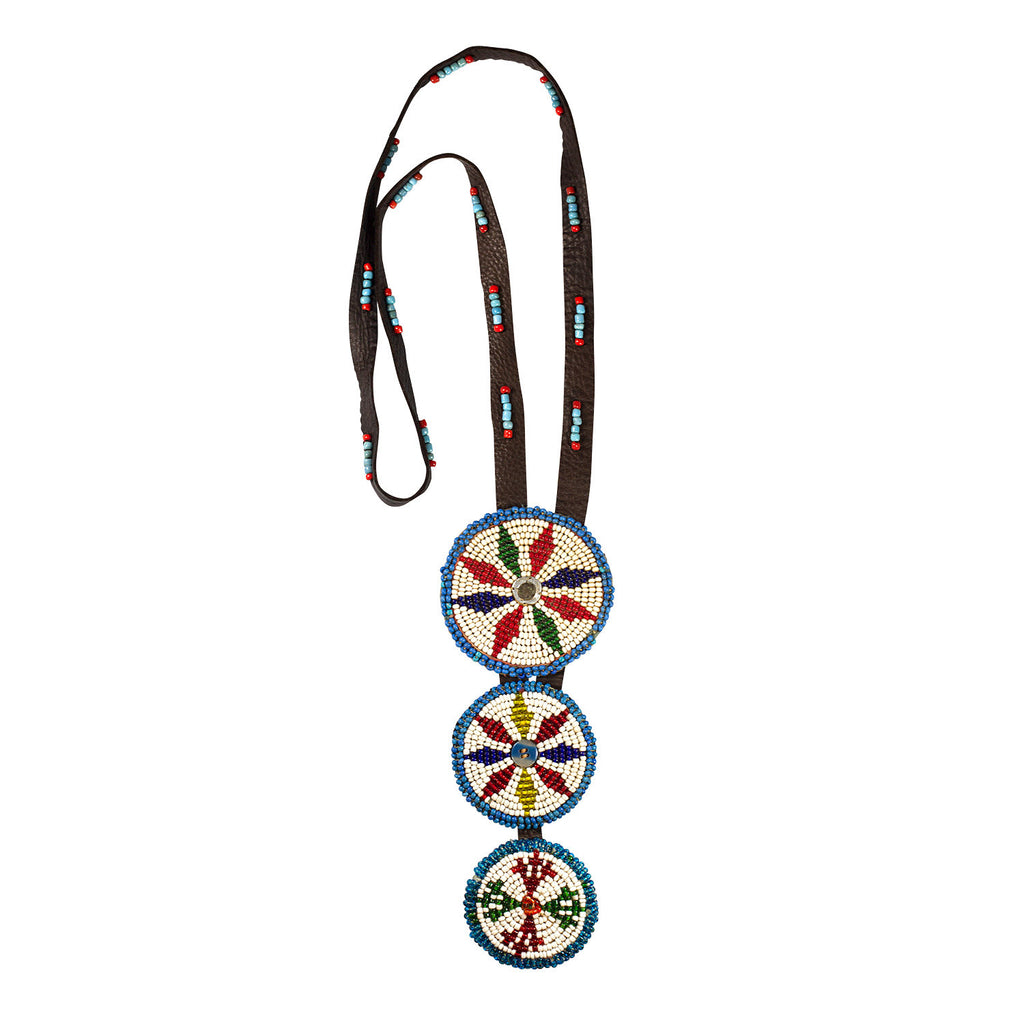 Beaded Phul “Dress Flower” Necklace