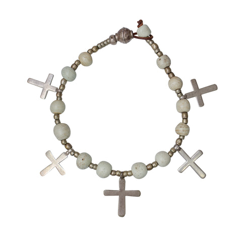 Ethiopian Crosses and Porcelain Beads
