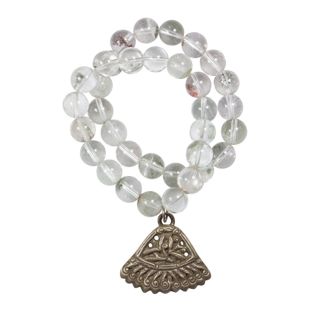 Quartz Crystal and Chinese Ornament