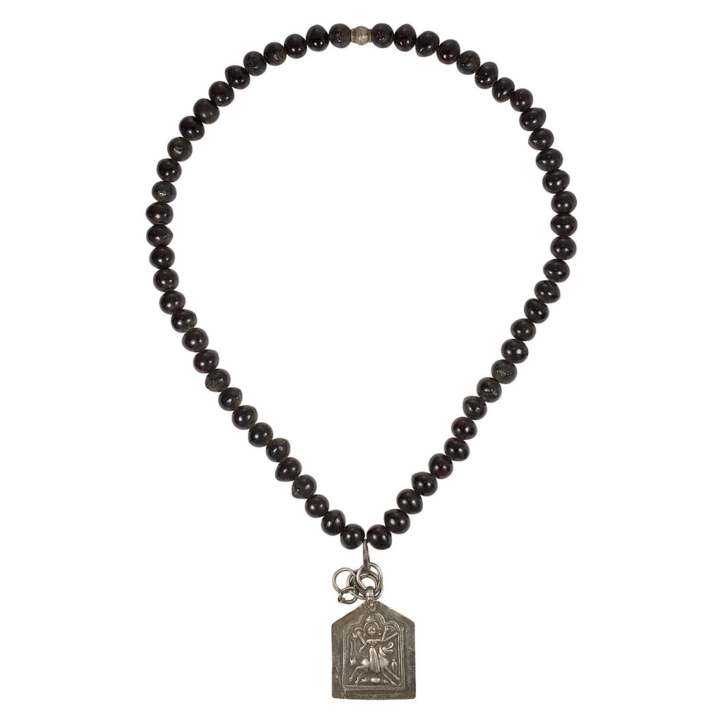 Durga Amulet and Bodhi Beads