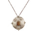 Silver and Carnelian Pendant on Silver Chain