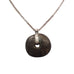 Spinning Whorl on Sterling Chain