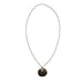 Spinning Whorl on Sterling Chain